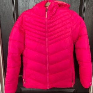 Champion Bright Pink Kids Puffer Jacket